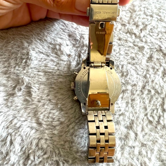 MK authentic watch in white gold - Picture 7 of 11